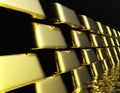 Gold Bullions Royalty Free Stock Photo