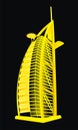 Gold Burj al Arab hotel