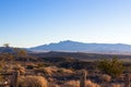 Gold Butte National Monument photographed at dawn from Lake Mead Royalty Free Stock Photo