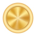 Gold button Royalty Free Stock Photo
