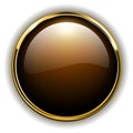 Gold button Royalty Free Stock Photo