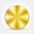 Gold button Royalty Free Stock Photo