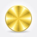 Gold button