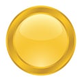 Gold button for web