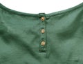 Gold buttons on Green Silk Cloth