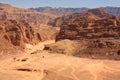 Gold Canyon in Sharm-El-Sheikh Royalty Free Stock Photo