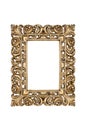 Gold carved picture frame