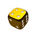 Gold casino dice