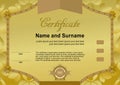 Gold certificate.