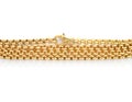 Gold chain Isolated on white Royalty Free Stock Photo