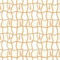 Gold chains luxury trendy pattern. For textile, scarf, cravat design. Raster Royalty Free Stock Photo