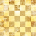 Gold chess board