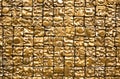 Gold Chinese Wall Detail