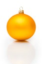 Gold Christmas ball Royalty Free Stock Photo