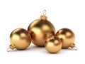 Gold Christmas ball