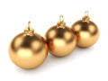 Gold Christmas ball