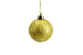 Gold Christmas balls Royalty Free Stock Photo