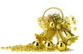 Gold christmas handbell