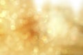 Gold christmas lights. Christmas soft luxury Bokeh background Royalty Free Stock Photo