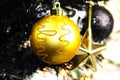 Gold christmas star