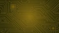 Gold circuit board pattern background image. Ultra High Definition. 4K