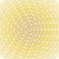 Gold Circular Pattern