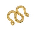 Gold clasper hook for necklace bracelet