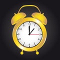 Gold clock