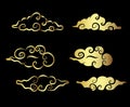 Gold Cloud tattoo