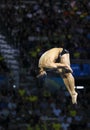 Tze Liang Ooi of Malaysia competes in the Men`s 3m Springboard Diving Final