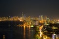 Gold Coast at night Royalty Free Stock Photo