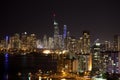 Gold Coast at night Royalty Free Stock Photo