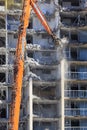 Demolition of an older apartment building