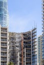 Demolition of an older apartment building