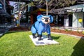 Gold Coast Queensland Australia 10 09 2018 dressed up painted koala statue