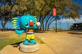 Gold Coast, Queensland, Australia - Gold Coast 2018 commonwealth games team mascot statue