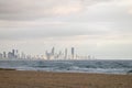 The Gold Coast Skyline in Australia Royalty Free Stock Photo