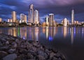 A Gold Coast Skyline Royalty Free Stock Photo