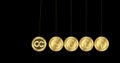 Octoin Coin OCC cryptocurrency coin is shattered about main world currencies.