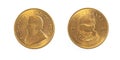 Gold coin of South Africa Royalty Free Stock Photo