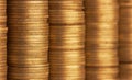 Gold coin stack Royalty Free Stock Photo