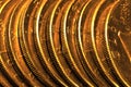 Gold Coins and Bars Royalty Free Stock Photo