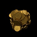 Gold coins Royalty Free Stock Photo