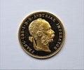 Gold coins Ducat Royalty Free Stock Photo