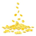 Gold coins heap Royalty Free Stock Photo