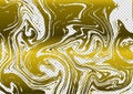 Gold color liquid style beautiful abstract vector transparent background