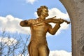 Johann strauss monument at Vienna city park Royalty Free Stock Photo