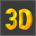 3D logo shape