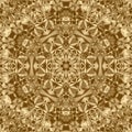 Gold cristal geometry background and symmetry design, shiny