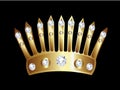 Gold Crown Royalty Free Stock Photo